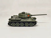 1/72 The No. 215 T-34 Tank Of China Painted Finished Model